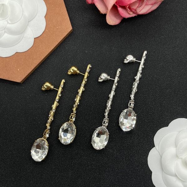 femmes blanc cristal boucles d'oreilles longue perle crâne hibou diamants dames crâne boucle d'oreille goujons créateur de bijoux créateur