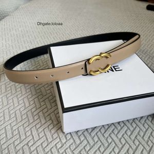 Femme largeur Box Femme Cclies Chanelsiness Fashion Belt 2,5 cm canaux 6 couleurs Pas de créateur avec une chemise habillée Designers Belts Belt I1A1 QK7C