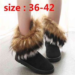 Femmes bottes d'hiver dames femme lumière marque mocassins mode décontracté concepteur luxe cheville bottes de fourrure chaussures femme bottes de neige whqfc