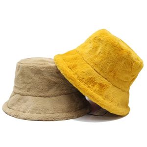 Sombrero de invierno para Mujer, sombreros de cubo con patrón de letras de piel sintética de color sólido para exteriores, Gorros suaves y cálidos para Mujer