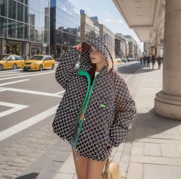 Veste d'hiver chaude et épaisse en coton pour femme, manteau coréen ample à capuche, rembourré en coton, parka d'extérieur, nouvelle collection 2023