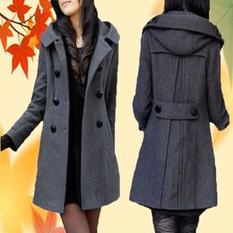 Femmes veste d'hiver longue grande taille laine minceur et minceur manteau de fourrure avec un chapeau épaissi et isolation en coton 231228