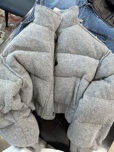 Femmes veste d'hiver chaud vers le bas vestes femme coréenne lâche court coton rembourré manteau col montant épaissir hiver Parkas femmes 240326