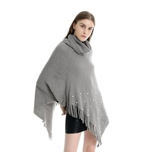 Femmes d'hiver Échantillons pour les dames tricot en cachemire poncho capes châle cardigans manteau panuelos de mujer para el cuello # yl10
