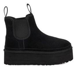 Dames Winter Snow 266 Ladies Ankle Boots Designer Classic Platform High Heel Shoes Black 231018 579