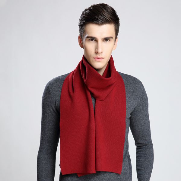 Écharpe en laine pour femmes et hommes, écharpe en laine rouge chinoise, écharpe de style ethnique