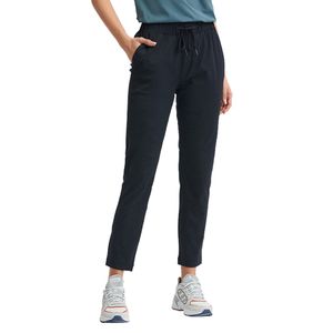Dames Traineren Laande leggings 4 Way Stretch Fabric Super Quality Yoga -broek met zijzakken Buitensportpakketten Outdoor