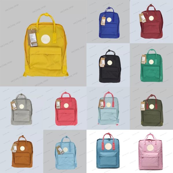 Sac de yoga féminin 7l 16l 20l Arctic Fox Classic Backpacks Étudiants Junior High School Canvas Schoolbag école imperméable Sac à dos suédois pour hommes