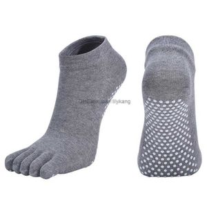 Femmes Yoga Grip Chaussettes Pilates Barre Ballet Antidérapant Silicone Points Bas Sox pour Maternité Filles Hommes Gym Fitness entraînement Chaussette avec pinces Alkingline