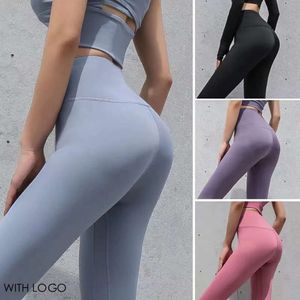 Femmes Yoga Legging Shorts Cropits Tenues Lady Sports Pantalon Pantalon Exercice Fiess Wear Girls Running Leggings Gym Slim Fit Align Pantal