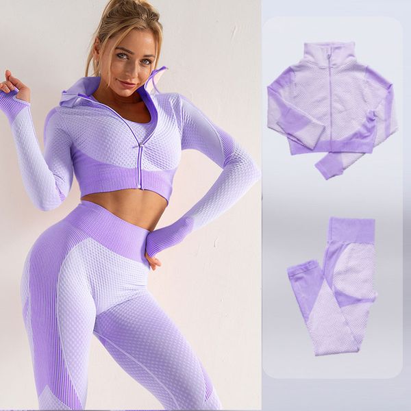 Femmes Yoga Tenues Set Gym V￪tements pour femmes Sports Pantalons de sport Fitness Weur Couple V￪tements Yoga Top Legging