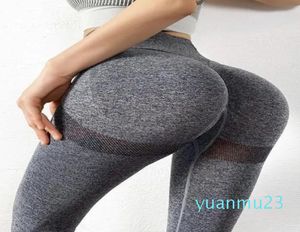 Pantalons de Yoga pour femmes, Leggings de Sport sans couture, taille haute, Fitness, haute élasticité, pantalons de course, push up