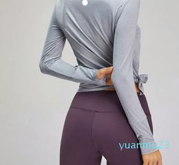 Vrouwen Yoga Shirt Meisjes Shrits Running Dames Casual Outfits Volwassen Sportkleding Oefening Fitnesskleding Shirt