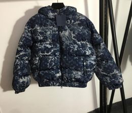 Dames039S Down Parkas 21fw Winter Goose Down Jackets Camouflage Presbyopia logo Jacquard longsleved caponed cottonpadded JA9825690