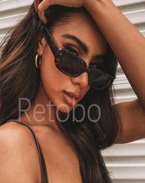Femmes039S Lunettes 2020 Fashion Small Square Sexy Sexy Leopard Sunglasses Woman Trend Shadow For Women Vintage OCULOS FEMININO9171420
