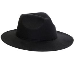 Women039s chapeau concepteur seau chapeau femmes écrasable laine feutre Outback large bord Style français luxe seau femmes 20207922179