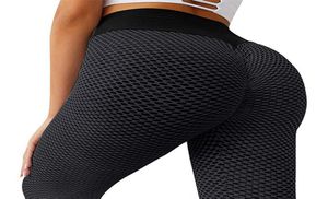 Women039s Pantalones de yoga de cintura alta Control de barriga Adelgazar Leggings de botín Entrenamiento Correr Medias de levantamiento de glúteos 888a5670671