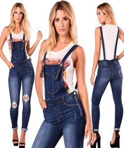 Women039s Jeans Boyfriend Pareja Mono rasgado Sin mangas Monos de mezclilla para mujeres Vacaciones Sin respaldo Agujero 2022 Ropa casual 5484949