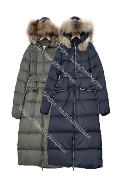 Women039S Long Down Jacket Winter Down Jacket Down Chaqueta Parker Termal Top Top Outdoor Feather Feather Ladies Coathed 3397088