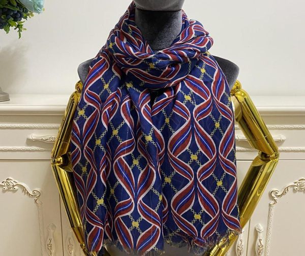 Foulards longs pour femmes, bonne qualité, laine brillante, tricot fin et doux, jacquard, grande taille 190cm, 100cm8627363