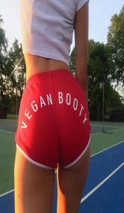 Women039s Slipje Harajuku Bodycon Shorts VEGAN BOOTY Zomer Strand Boho Casual Brief Workout Fitness Dames Hoge Taille Feminin5763148