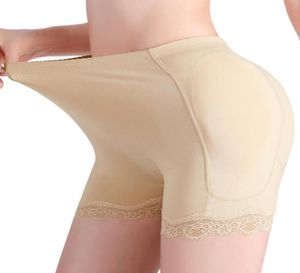 Mujeres039s bragas sartén pantalones de cojín de esponja elevación de la cadera abdomenal bupantes falsos engrosado almohadilla de ropa interior sexy25365885515890