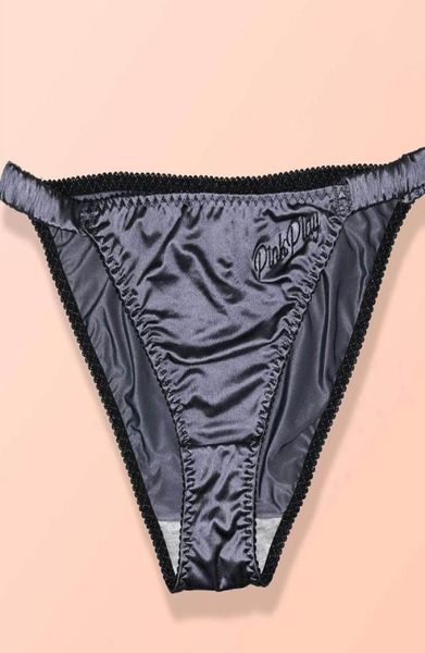 Femmes039 PAUGNE SEXYELLE FEMMES SILK Satin dames lingerie sous-vêtements Briefes Nylon Triangle High Slit Trendy1884703