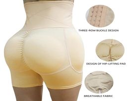 Femmes039S Shapers Buenhancer pour femme cuisse plus mince corps Shaper Buttlifters Body Body Booty in Black and Beige Briefs Fake Ass9369790