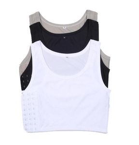 Femmes039S Shapers Poitrine poitrine Plabe plus taille Tombe Tomboy Trans Shaper Corset lesbien Underson de corps femme Cosplay Vest Tank1540226