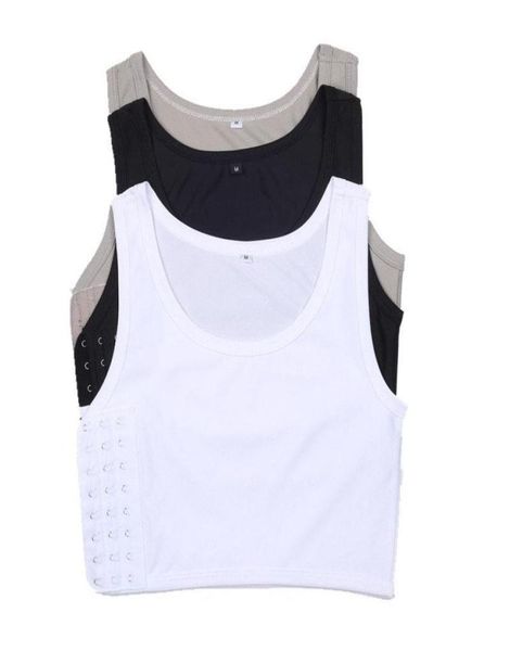 Femmes039S Shapers Poitrine poitrine Plabe plus taille Tomboyage trans court shaper corset lesbien inverse de corps femme Cosplay Vest Tank5127323