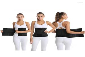 Dames039S Shapers Oefen body vormgevende riem fitness heup heup heup shapewear buikband zweet postpartum versterkende slank8125959