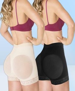 Femmes039S Shapers Fajas colombianas Tummy Short Levanta Cola Volume Bulifter Shaper Fake Ass sous-vêtements Remplacement de la hanche
