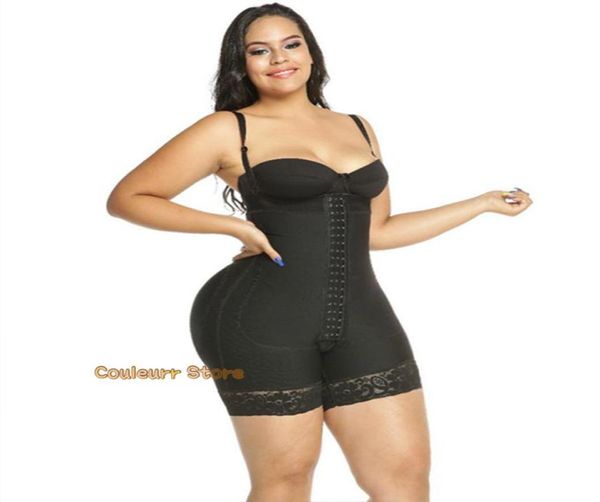 Femmes039S Shapers Post Compression Garments sans bretelles Faja Colombianas Corps Lace Shaper Slimage sous-vêtements Belly Gird4680460