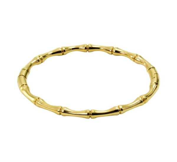 Women039s Bracelets en acier inoxydable populaires Dubaï femme Bracelets en bambou charmes pour bijoux africains cadeau de noël femme Weddin8502319