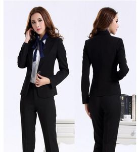 Dames039s pakken blazers op maat gemaakte dames pakken jurk zwarte dames zakelijk kantoor smoking formeel werk slijtage jasbroek pan5014804