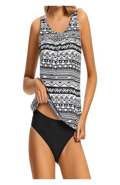 Women039s Maillots de bain Arrivées Vêtements 2021 Tankini Maillot de bain Ventre Contrôle Haut Avec Short Deux Pièces Maillot de bain Été6969087