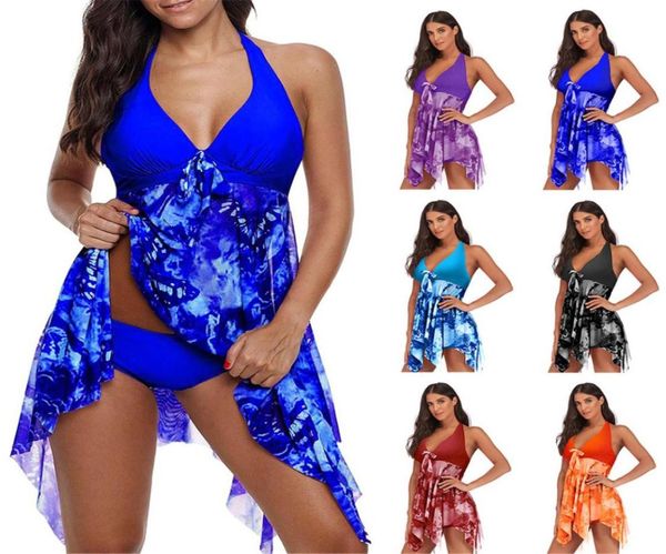 Women039s Swimwear Ru YA Fashion 5xl Tankini Tankini Set 2021 Mujeres Trazo de traje de baño de traje de baño de dos piezas de dos piezas para 5053534