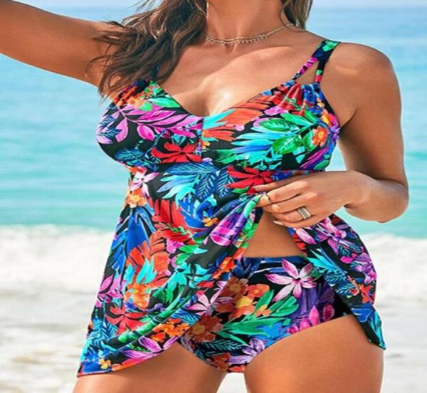 Women039s Traje de baño Ropa de playa de verano Traje de baño Playa Viajes Vacaciones Estampado Manga corta Camiseta Casual Pantalones de cinco puntos Bea7840004