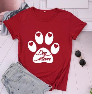 Femmes039s t shirts chien mom chemise mode plus taille femme harajuku manche courte maman tee tee o cou coton mère décontractée 9264158