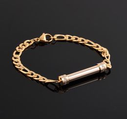 WomenMan PetHuman cendres crémation Bracelet Bracelet porte-cendres en acier inoxydable bijoux commémoratifs 1714932