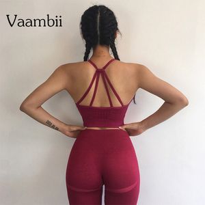 Tenue de Yoga 2 pièces pour femmes, ensemble d'entraînement de Sport, vêtements de grande taille pour femmes, soutien-gorge de Sport et Leggings de gymnastique sans couture, vêtements d'activité