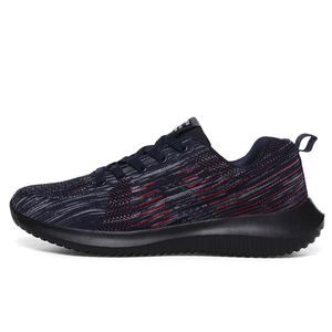 Dames 2021 Gebreide heren Fly grijze schoenen Zwart Hardloopmode Blauw Rood Joggen Sport Lopers Trainers Sneakers Maat 39-45 Code: 97-2065