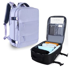Sac à dos de voyage aérien pour femmes utilisé pour les bagages sacs légers ordinateurs portables imperméables cabines d'avion de grande capacité sacs à dos multifonctionnels 240202