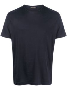 Dames en mannen Designer T Shirts Classic Silk-Cotton T-Shirt Loro Piano Piano Dames Kledingronde Ronde Hals Solid Color Short Sleeve T-shirt
