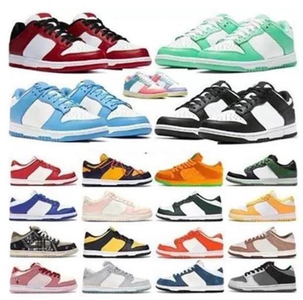 Chaussures de créateurs pour femmes et hommes bas blanc noir panda rose murmure QS argon gris brouillard rose mousse vintage marine Saint Valentin Pâques hommes femmes baskets décontractées