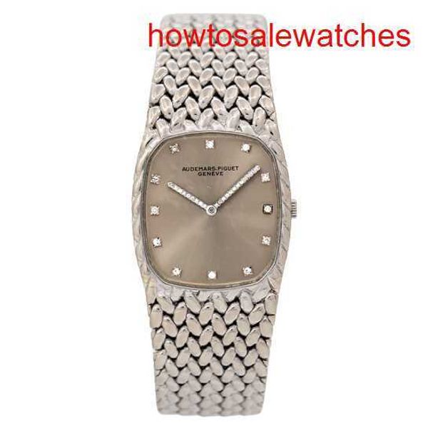 Womens AP Wrist Watch 18K Or blanc Graded Diamond Manual Mécanique mode Watan Watch Watch Luxury Watch Swiss Watch haut de gamme