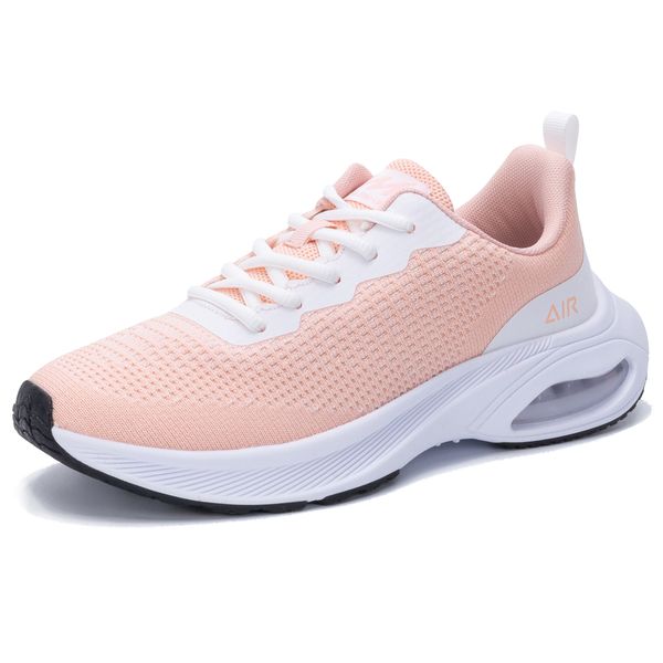 Zapatillas atléticas para mujeres tenis tenis ligero de malla transpirable zapatillas para entrenamiento para caminar jogging no slip calzado