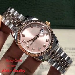 Montres mécaniques automatiques pour femmes entièrement en acier inoxydable lumineux étanche 31MM femmes montre Couples style classique montres-bracelets3045