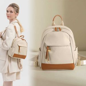 Sac à dos féminin Small 2024 Trend Oxford Tissu Sac en tissu polyvalent Commuter Casual