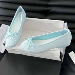 Chaussure de ballet pour femmes Slip sur chaussures habillées Loc de dames avec bowknot en velours côtelé à rugures